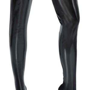Cuissardes Vinyl Bed Boots Noire
