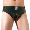 Slip en latex avec Gode 14.5 x 3cm