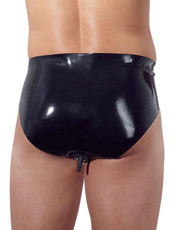 Slip en latex avec plug gonglable 11 x 4cm – Image 3