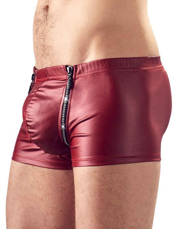 Boxer ZIP STRASS Rouge – Image 5