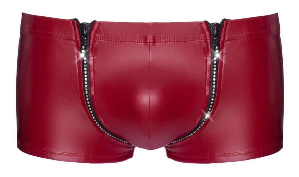 Boxer ZIP STRASS Rouge – Image 6