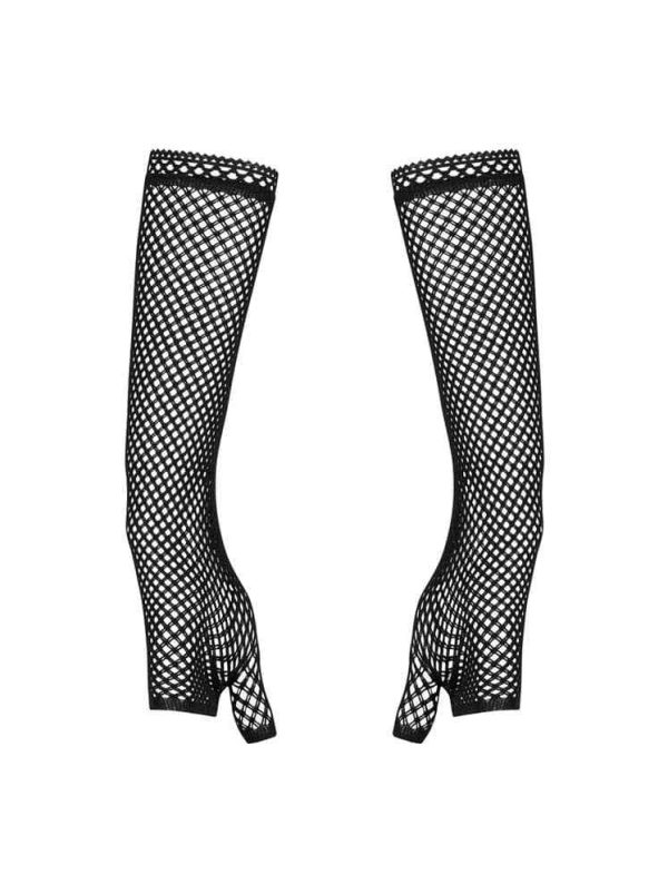 Gants résille Darkie Noirs – Image 5