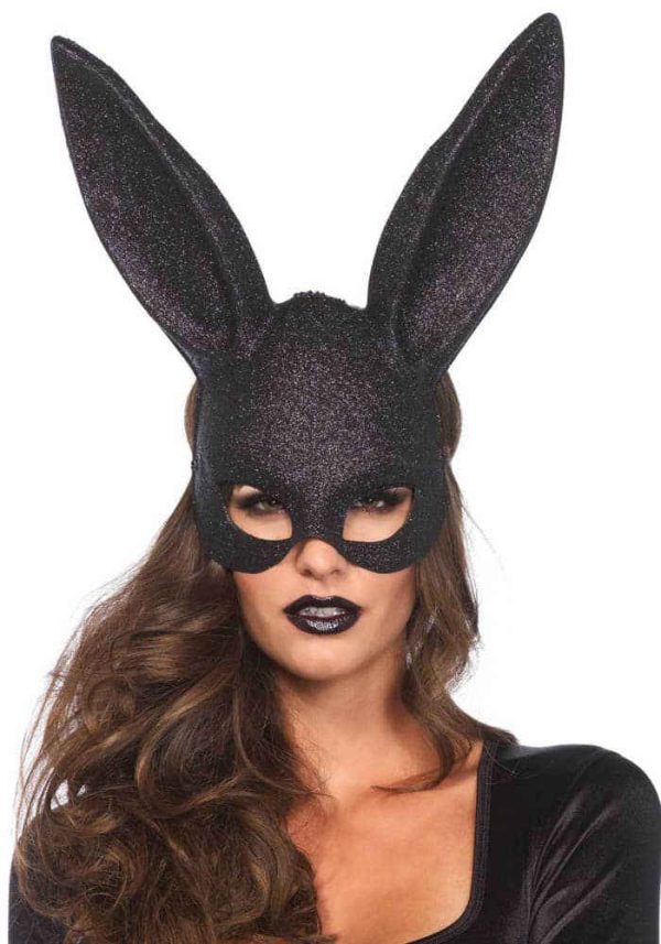 Masque Rabbit - Noir Pailleté – Image 2