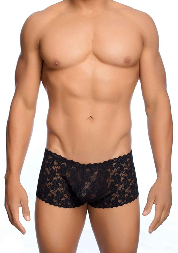 Boxer sexy Dentelle LACE MoB Noir – Image 3