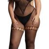 Combinaison Grande Taille DUO NET Noire – Image 3