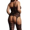 Combinaison RHINESTONE Noire – Image 2