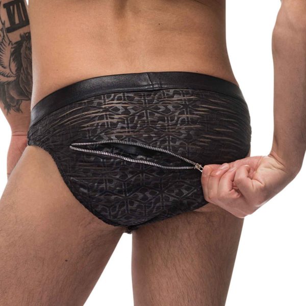 Slip sexy Zip It Duo Noir – Image 2