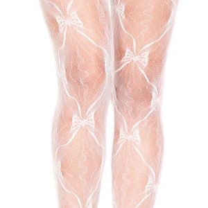 Collants ouverts Evy - Blanc