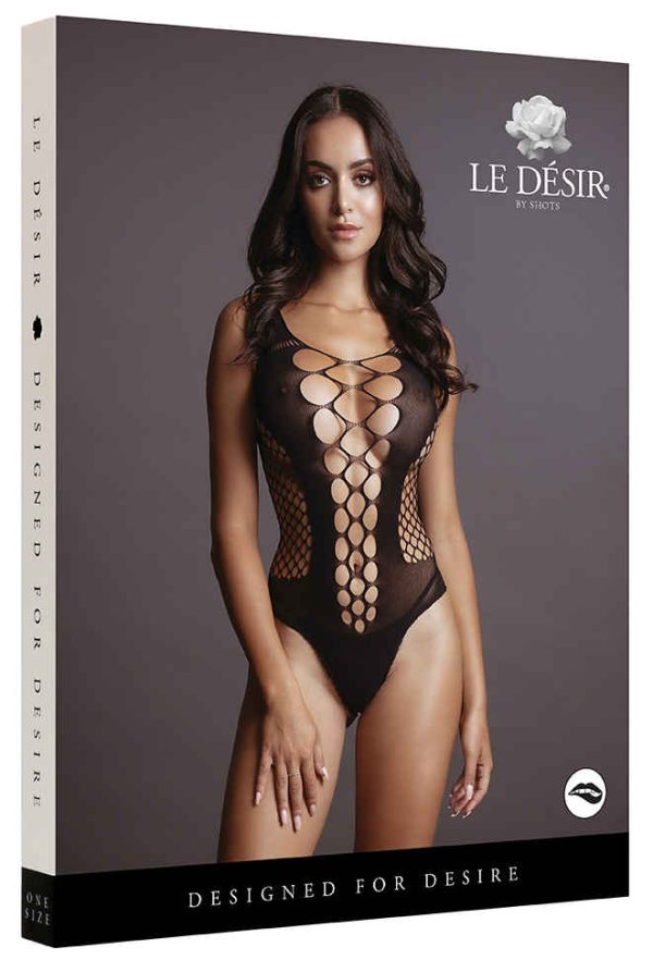 Body Fence Net Teddy Noir – Image 3