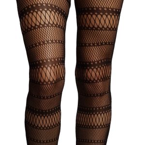 Collant effet porte-jarretelles Olivia - Noir