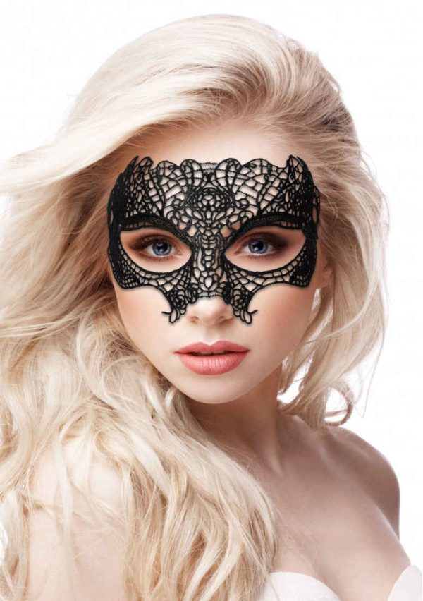 Masque en dentelle Princess Noir – Image 3