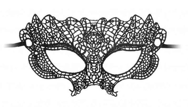 Masque en dentelle Princess Noir