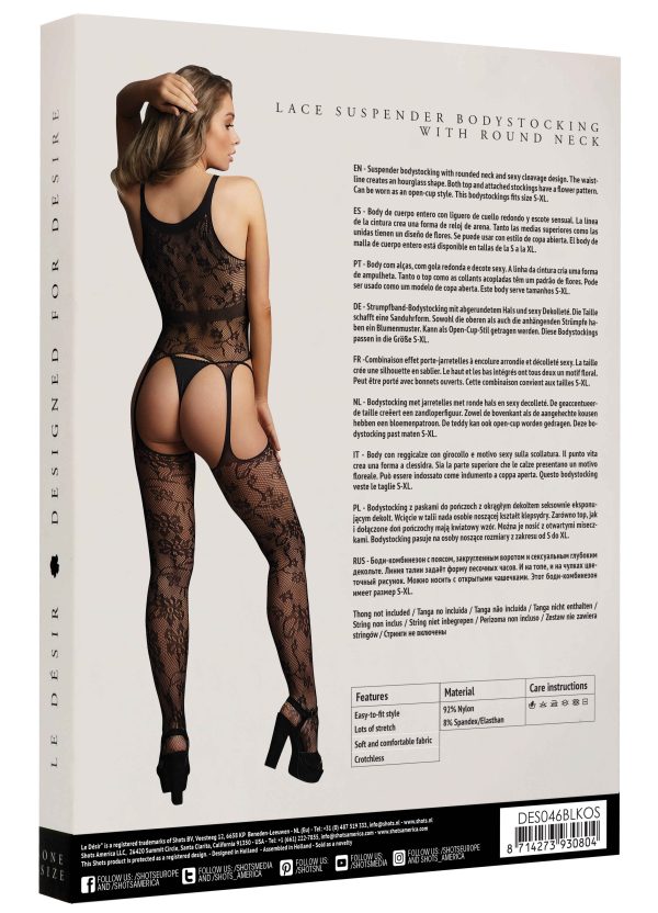 Combinaison ouverte Odelia - Noir – Image 4