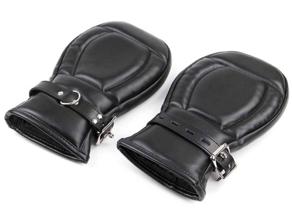 Gants Padded Lock Noirs – Image 2
