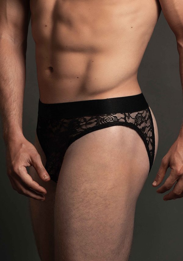 Bottomless lace Dentelle Noir – Image 3