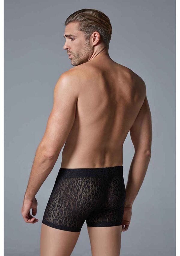 Boxer Dentelle LEOPARD Allure Noir – Image 4