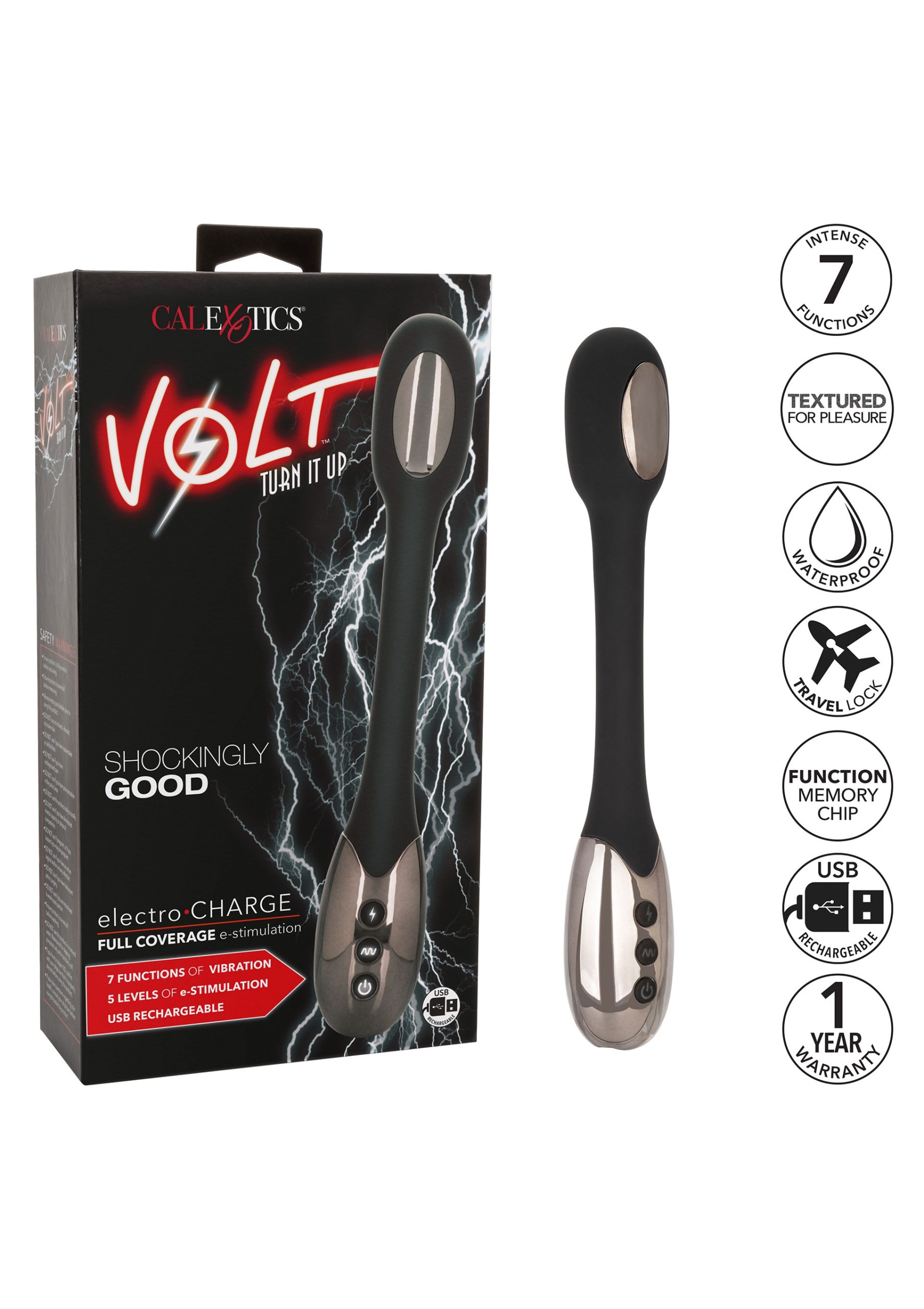 Gode Électrostimulation Electro Charge 16.5 x 3.7 cm – Image 7