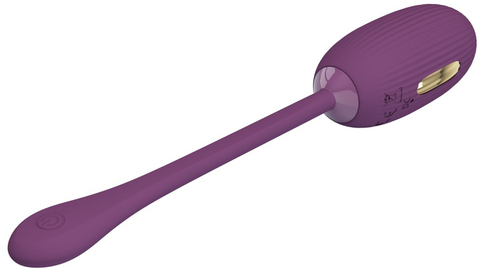 Oeuf Vibrant Connecté Electro Doreen 7 x 3.4 cm Prune – Image 3