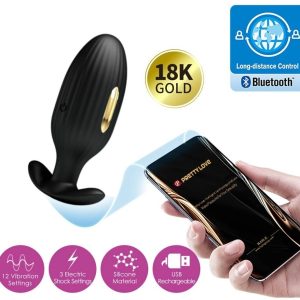 Plug vibrant Electro connecté Jefferson Pretty Love 8 x 3.3cm