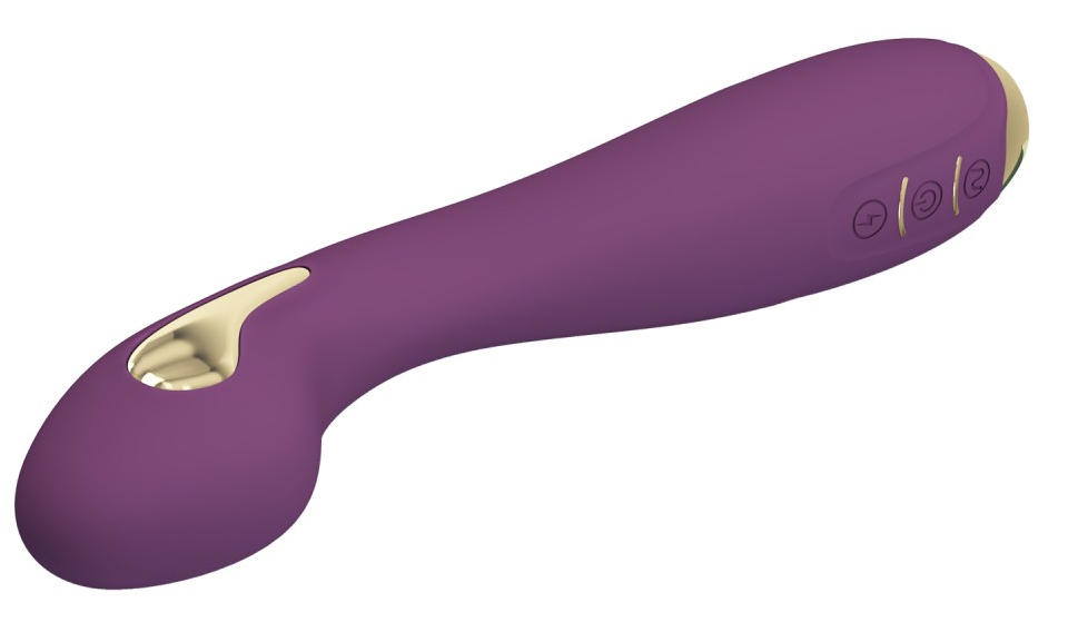 Vibro Point G Électro Connecté Hector 16 x 3.8cm Prune – Image 3