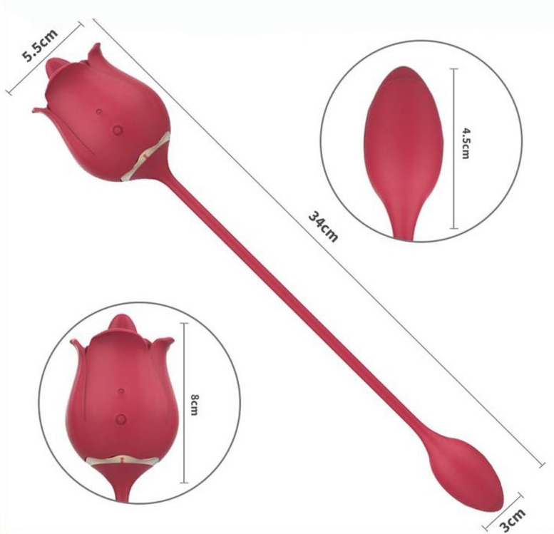 Accessoire Anulingus Twin Blossoms Rose – Image 3