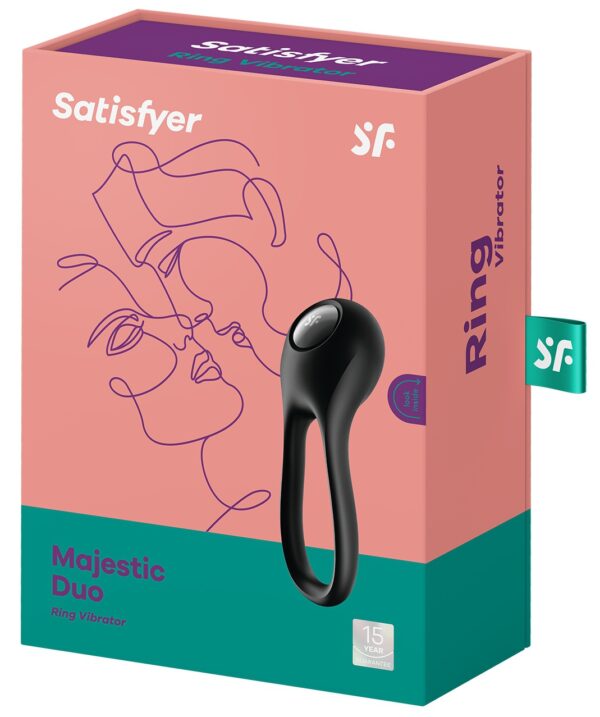 Anneau pénien vibrant Majestic Duo Satisfyer – Image 2