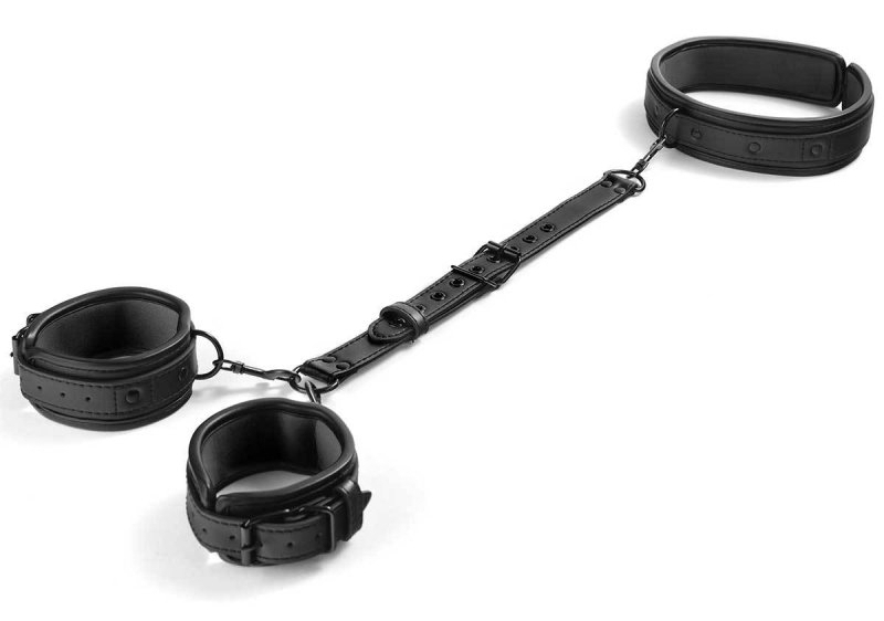 Attaches Poignets-Cou Neckist Noires – Image 3