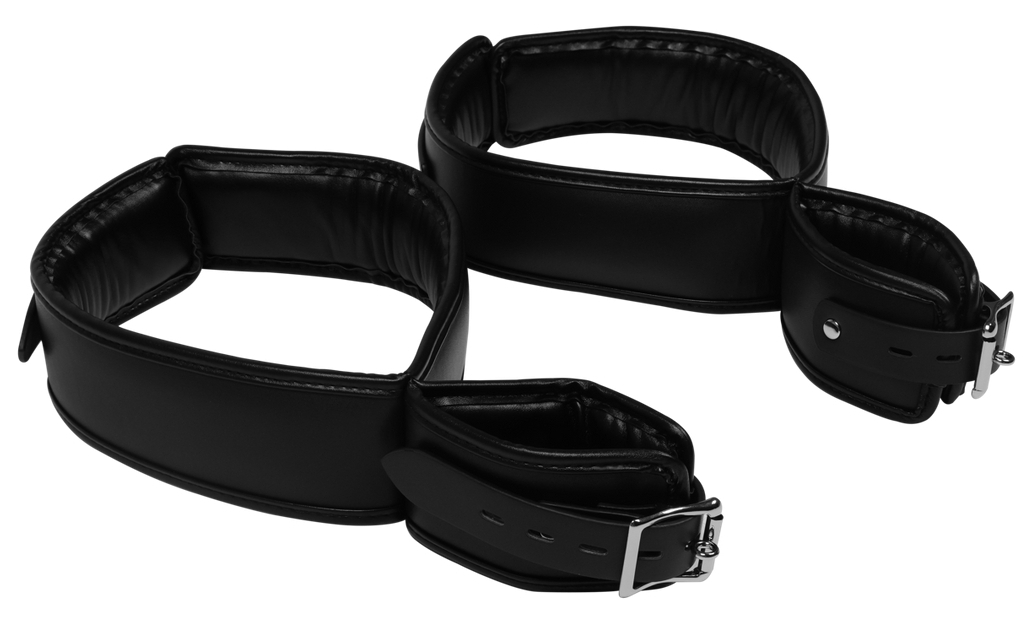 Attaches Poignets et Cuisses Wrist Cuffs Noir – Image 4