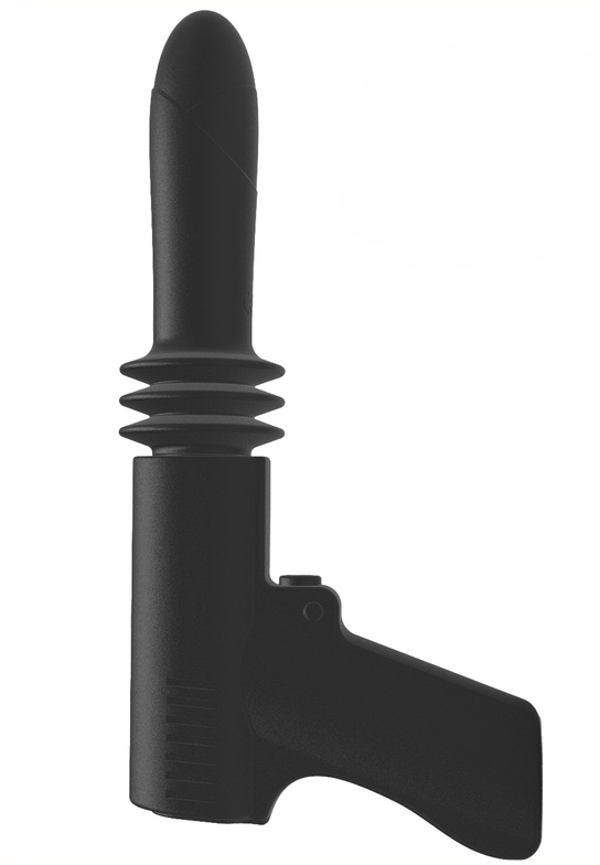 Gode vibrant avec poussée Fuck Gun 10 x 3cm – Image 3