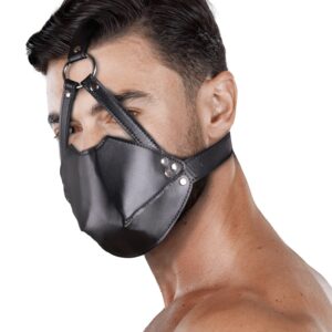 Bâillon avec Boule et Muselière Gag Noir