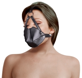 Bâillon avec Boule et Muselière Gag Noir – Image 5