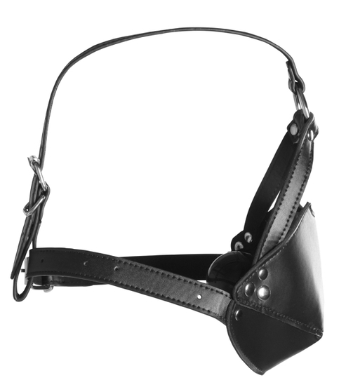 Bâillon avec Boule et Muselière Gag Noir – Image 7