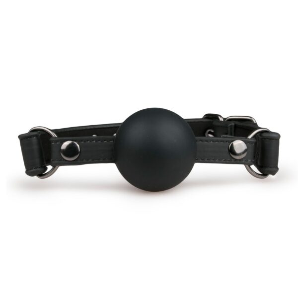 Baillon Boule en silicone Noir – Image 3