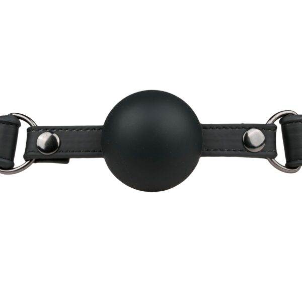 Baillon Boule en silicone Noir – Image 4