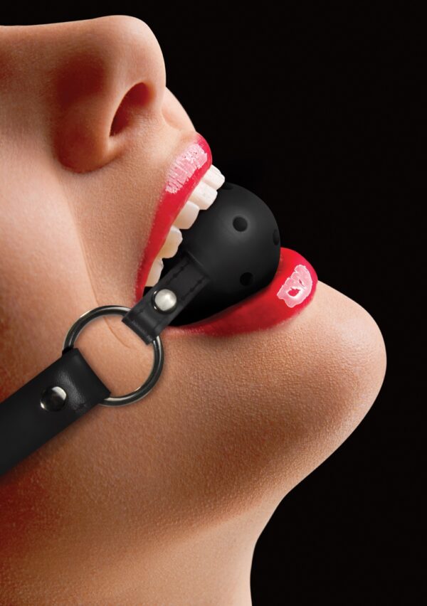 Bâillon Boule gag Strap Noir – Image 4