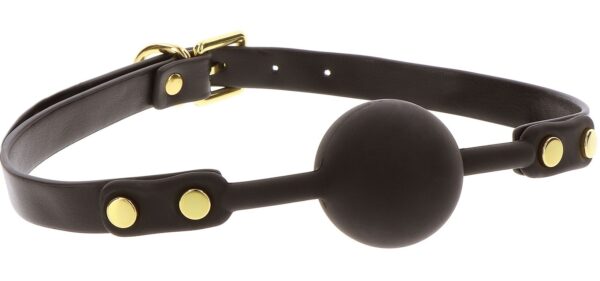 Bâillon Boule Gag Vogue Noir – Image 3
