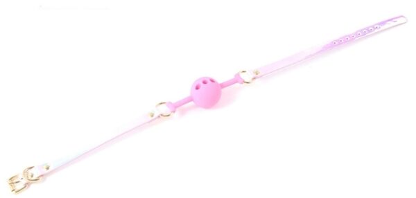 Bâillon Boule Laser Rose – Image 3