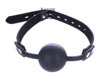 Bâillon Boule Simply Gag 40mm Noir