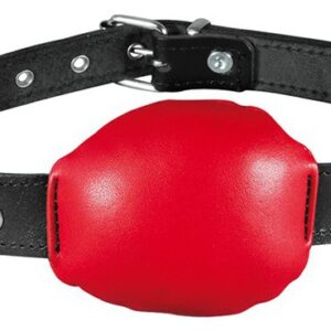 Baillon en cuir Silence Gag Rouge