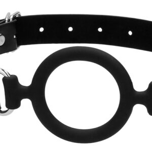 Bâillon en silicone Ring Gag 40mm Noir