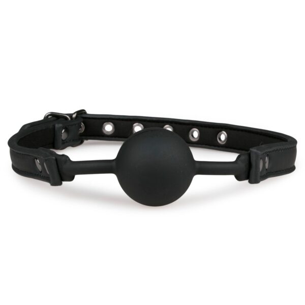 Baillon flexible avec boule silicone Noir – Image 3