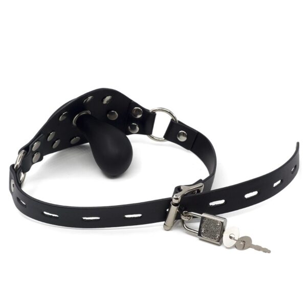 Bâillon gonflable Bulb Gag Noir – Image 2
