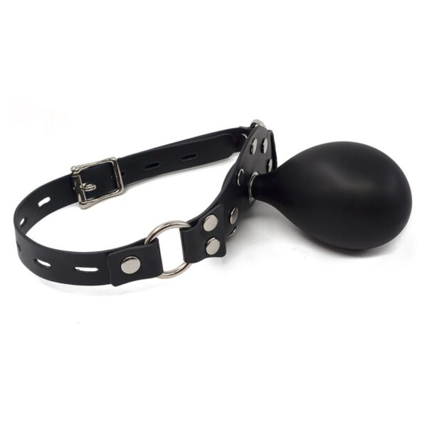 Bâillon gonflable Bulb Gag Noir – Image 5
