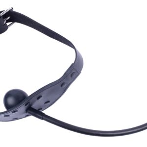 Bâillon gonflable en cuir avec Boule