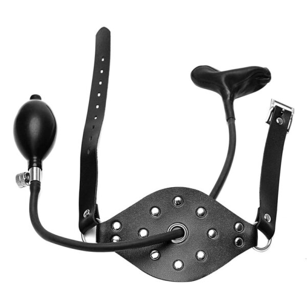 Bâillon gonflable Kinky Gag Noir – Image 2