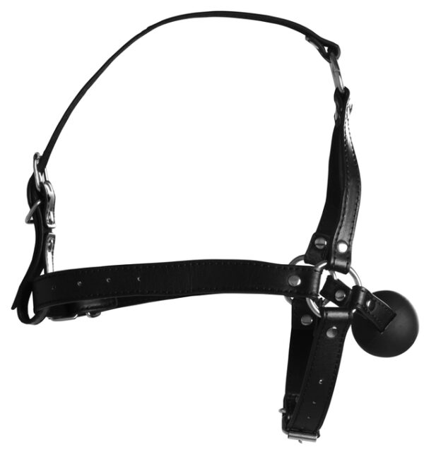 Bâillon Muselière avec boule Gag Xtreme Noir – Image 5