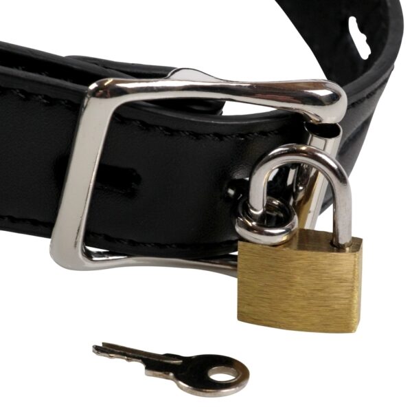 Bâillon Muselière Open Stopper Noir – Image 6