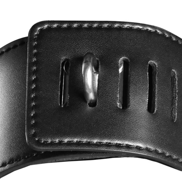 Bâillon SM Zip-Up Noir – Image 6