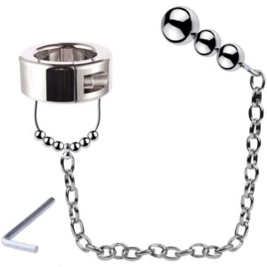 Ballstretcher en métal avec Plug Boules Cbt Ass 36mm | Plug 6 x 2.5cm