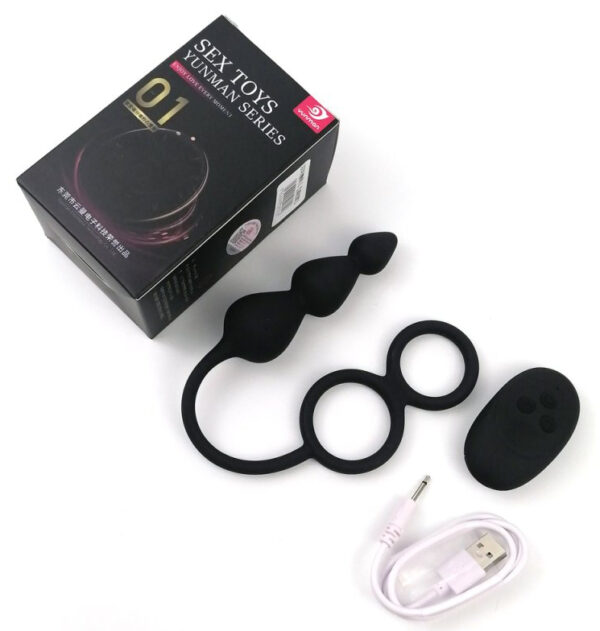 Ballstretcher-Plug Vibrant Trikon 9.5 x 3cm – Image 2